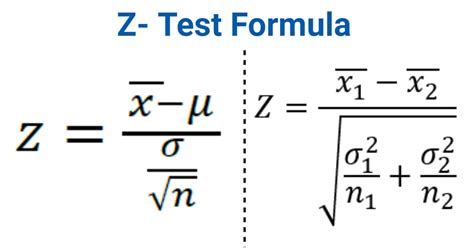 z-test t-test|z test t test formula.